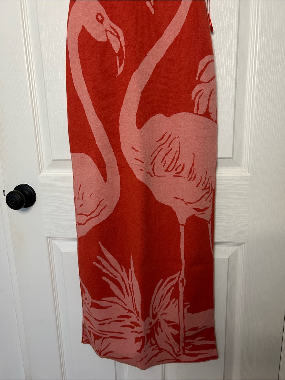 Anthropologie Celandine Flamingo Knit Midi Dress - Picture 8 of 15